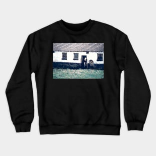 Stable with cow. Crewneck Sweatshirt